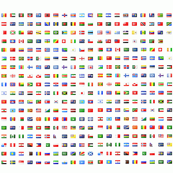 Zástava Štáty sveta s karabínami